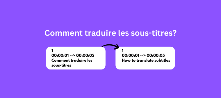 comment traduire les sous-titres